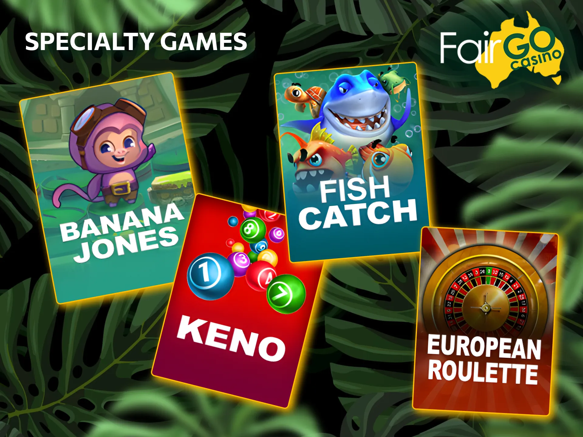 The special games section at Fair Go Casino offers a refreshing alternative to traditional slots and table games.