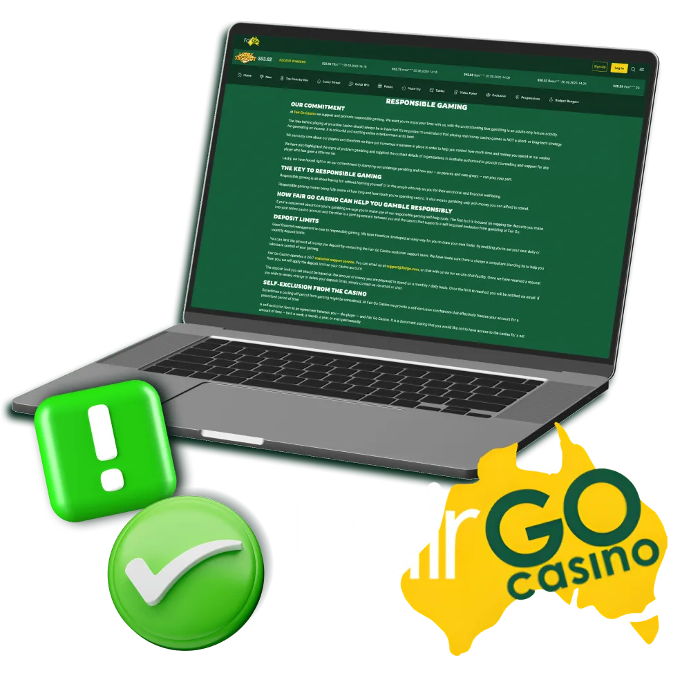 Fair Go Casino promotes responsible gaming and adult-only entertainment.